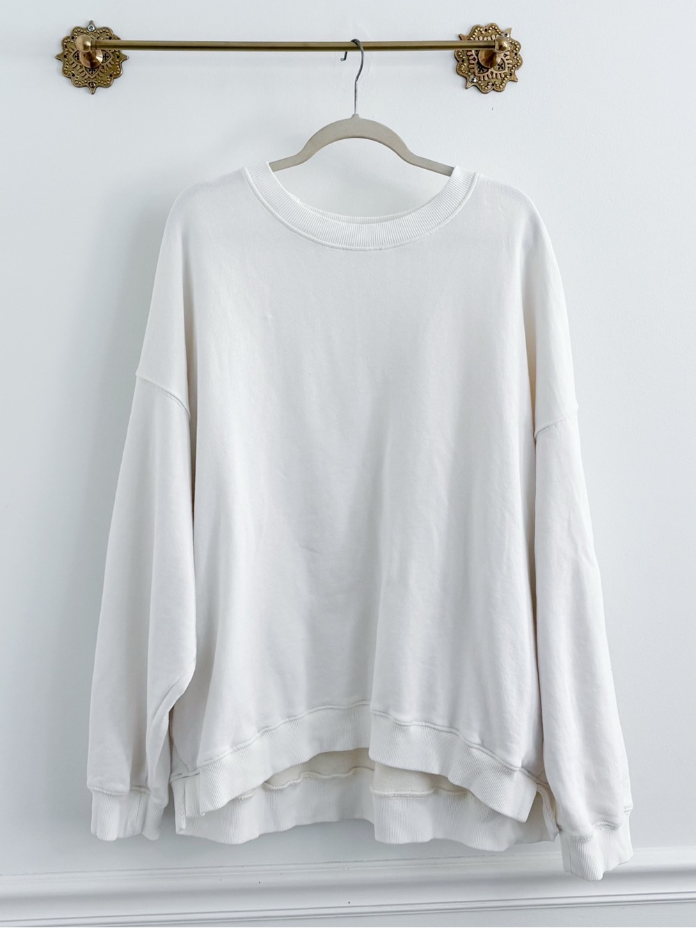 Free People Movement All Star White Pullover Large